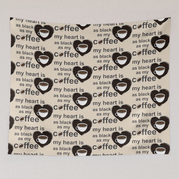 Item preview, My Heart is as Black as My Coffee II designed and sold by JD's Shop.
