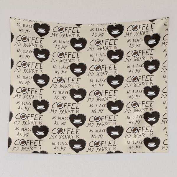 Item preview, My Heart is as Black as My Coffee I designed and sold by JD's Shop.