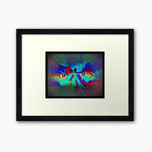 Within his Eye's Framed Art Print