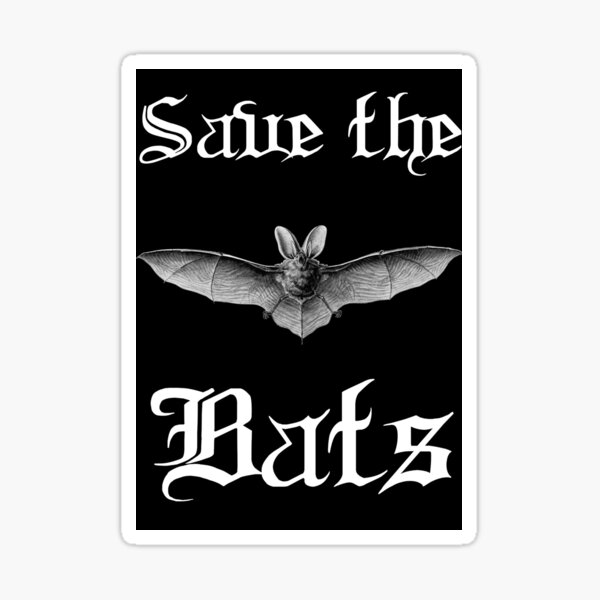 Save the Bats Sticker