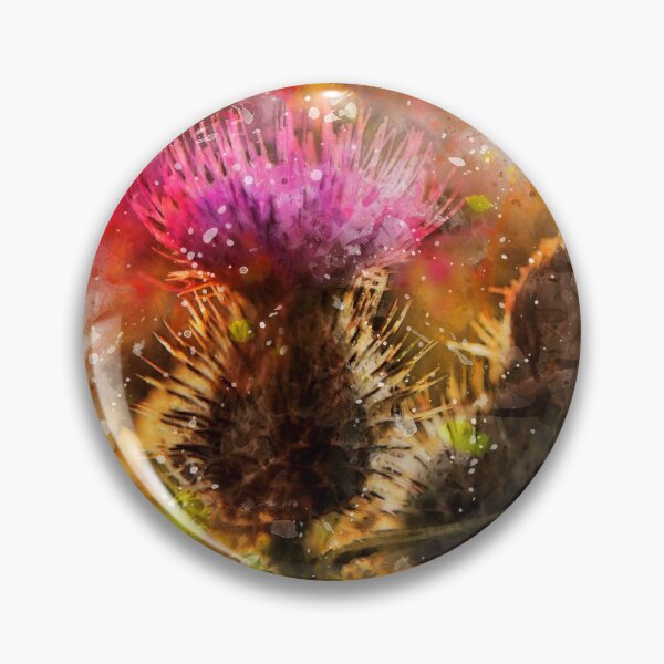 Item preview, Spear Thistle | Watercolor designed and sold by WesternExposure.