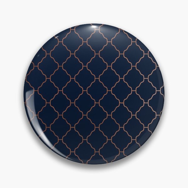 Item preview, Navy blue and copper seamless pattern designed and sold by hellcom.
