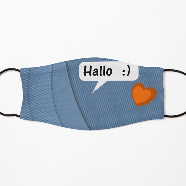 Hallo in Blau Maske für Kinder
