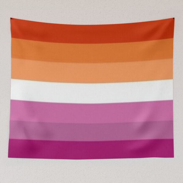 Item preview, LGBTQ+ Lesbian Flag designed and sold by onlymerch.