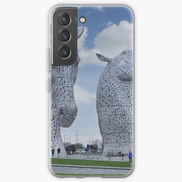The Kelpies, Helix Park, Falkirk, Scotland, the Kelpies are the largest equine sculptures in the world Samsung Galaxy Soft Case