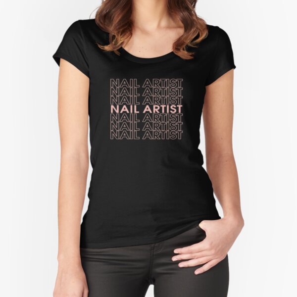 Item preview, Nail artist in pink design designed and sold by nailtshirts.