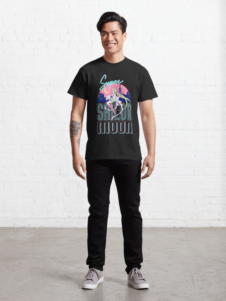 Vista alternativa de Camiseta clásica Super Sailor Moon ~ Luces de la ciudad de Tokio