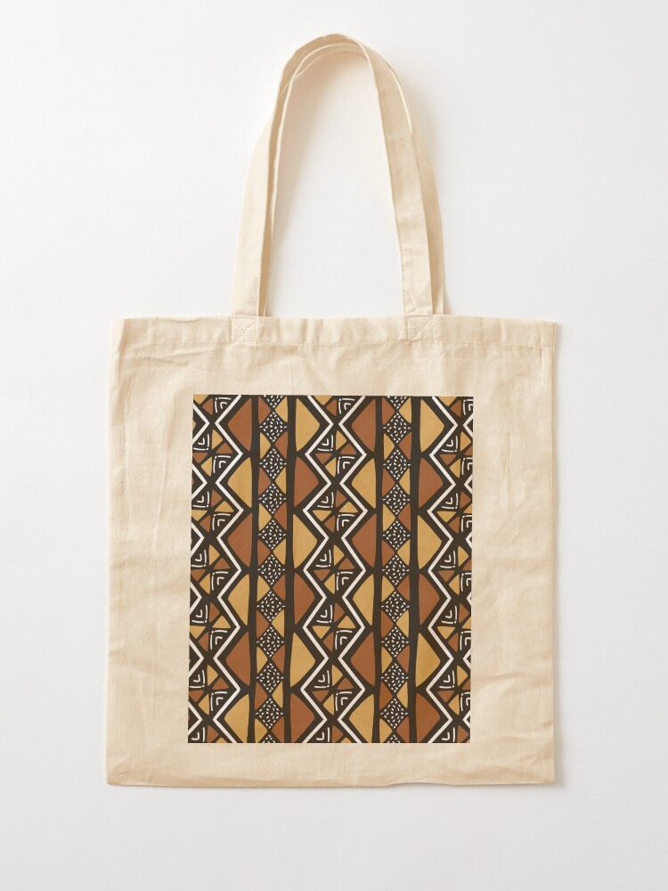 African Mud Cloth Mali Tote Bag