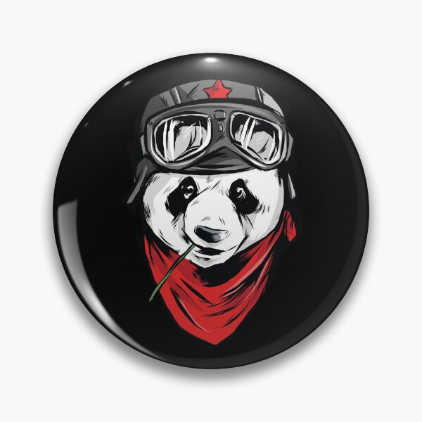 Item preview, Panda munching bamboo with hat and googles designed and sold by FFelder.