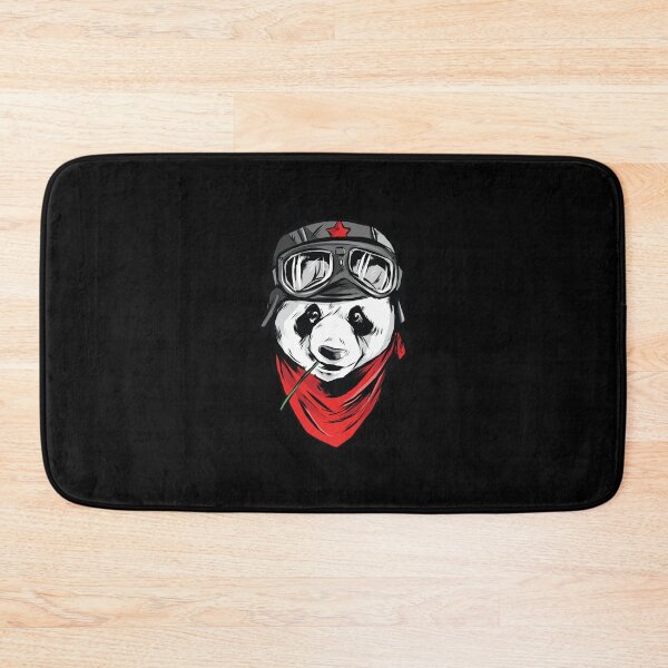Item preview, Panda munching bamboo with hat and googles designed and sold by FFelder.