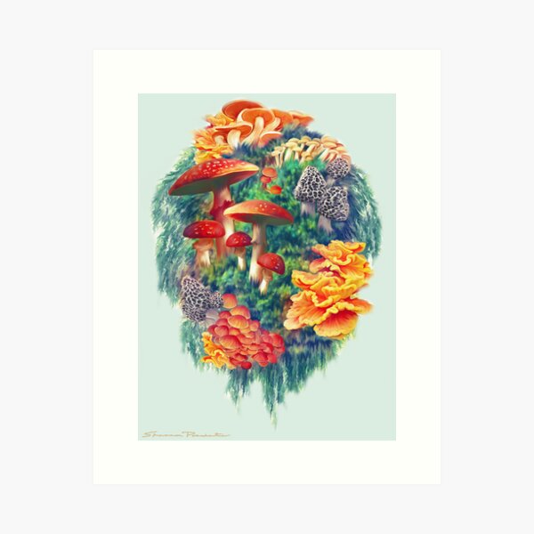 Fungus Amongus Art Print