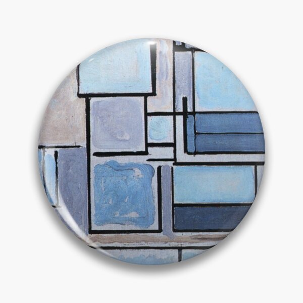 Item preview, Piet Mondrian - Composition No 9 Blue Facade designed and sold by ArtExpression.