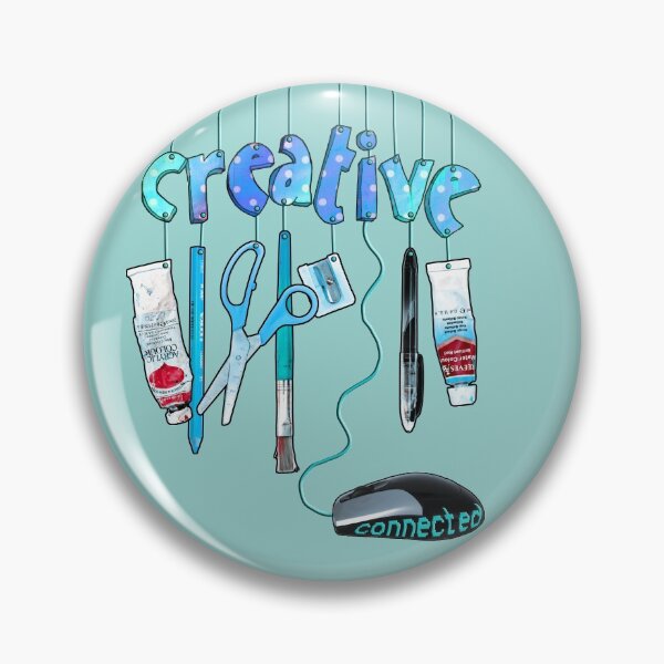Item preview, Connected Creative in Blue designed and sold by micklyn.