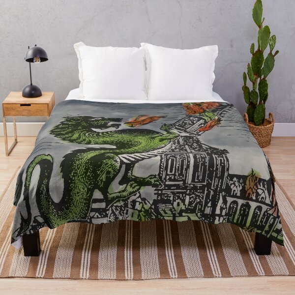 Item preview, The dragon attacks the village designed and sold by Fairytale of DC.