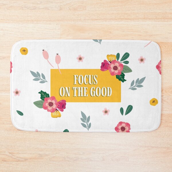 Item preview, Floral - Focus on the Good (Yellow) designed and sold by MaplewoodMerch.