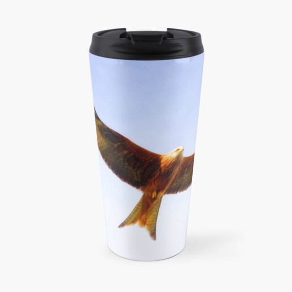 Red Kite in flight Travel Mug