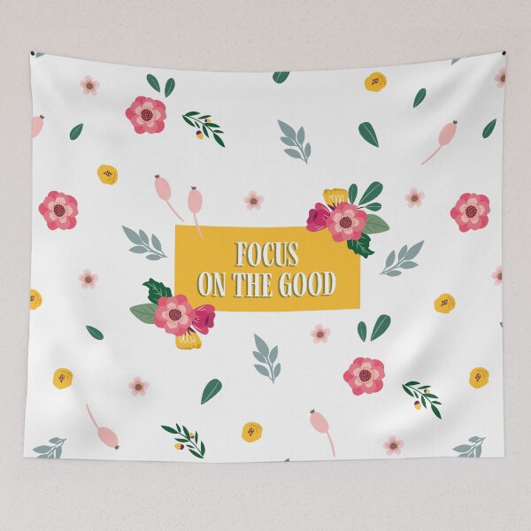 Item preview, Floral - Focus on the Good (Yellow) designed and sold by MaplewoodMerch.