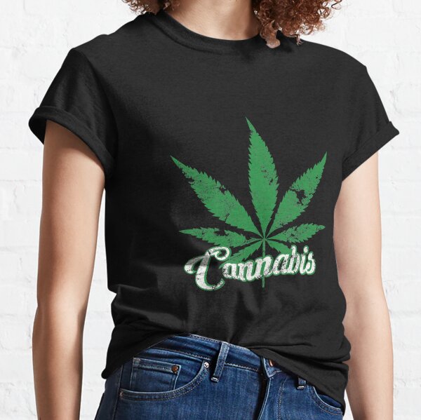 HealTHCare Ladies V-neck T-shirt THC CBD Oil Cannabis Marijuana Legal Weed Plant Smoker Smoking Vaping Birthday Present Christmas Gift