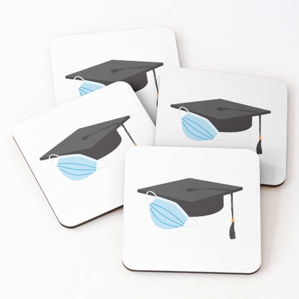Item preview, Class of 2020 Graduation - Black Graduation cap and Blue Face Mask designed and sold by sigdesign.