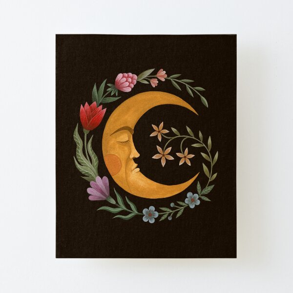 Midsummer Moon Canvas Mounted Print
