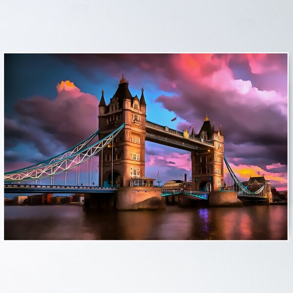 Item preview, The London Bridge (Painting) designed and sold by cmphotographs.