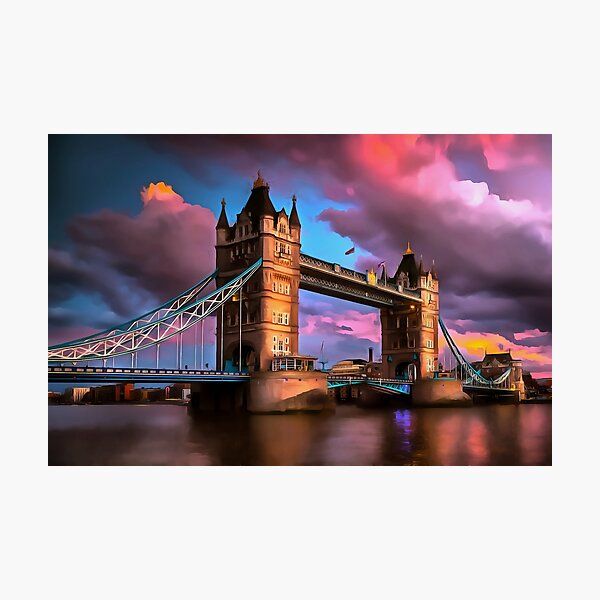Item preview, The London Bridge (Painting) designed and sold by cmphotographs.