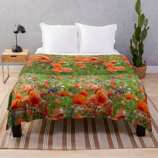 Item preview, Poppy in wild meadow field. designed and sold by sandyprints.