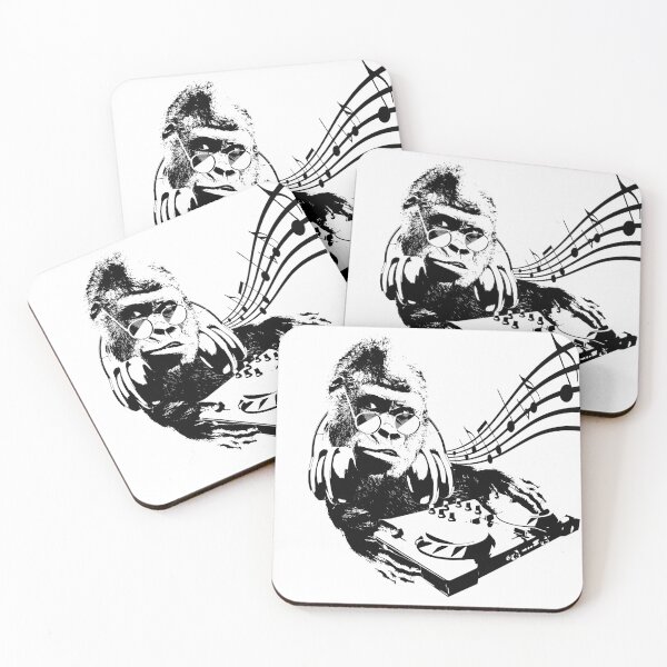 Item preview, DJ Party Monkey Dance Music - Black designed and sold by Slicki.