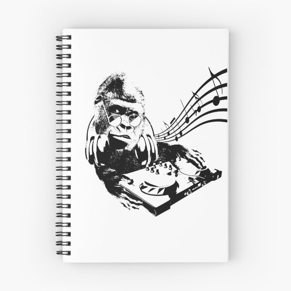 Item preview, DJ Party Monkey Dance Music - Black designed and sold by Slicki.