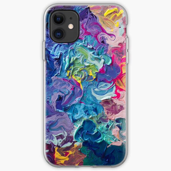 Rainbow Flow Abstraction iPhone Soft Case