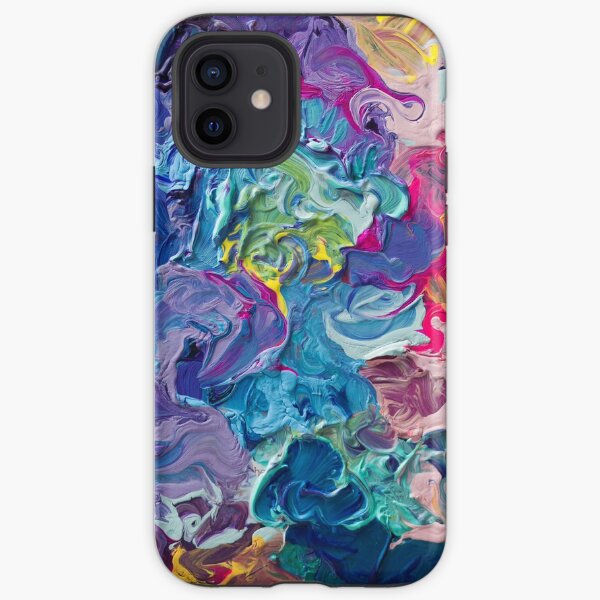 Regenbogenflussabstraktion iPhone Robuste Hülle