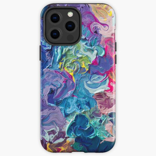 Rainbow Flow Abstraction iPhone Tough Case