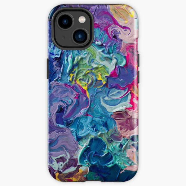 Rainbow Flow Abstraction iPhone Tough Case