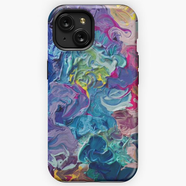 Rainbow Flow Abstraction iPhone Tough Case