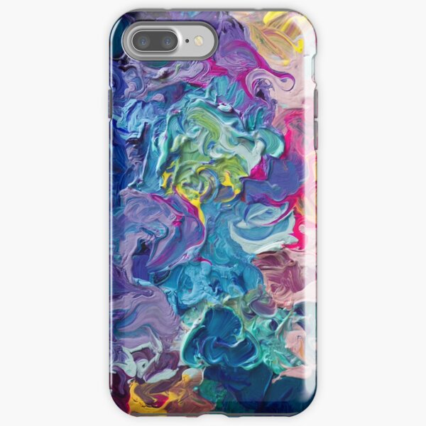 Rainbow Flow Abstraction iPhone Tough Case