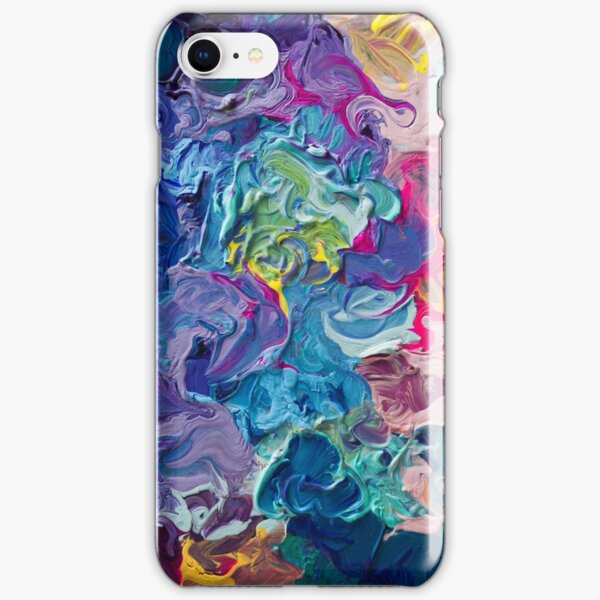 Regenbogenflussabstraktion iPhone Leichte Hülle