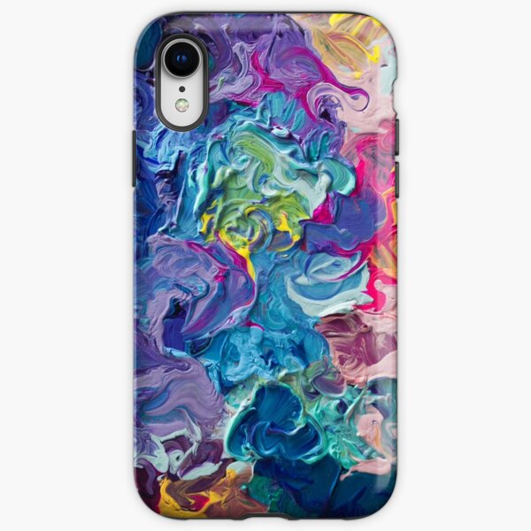 Regenbogenflussabstraktion iPhone Robuste Hülle