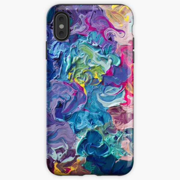 Regenbogenflussabstraktion iPhone Robuste Hülle