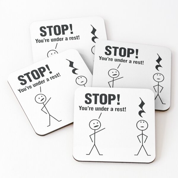 Item preview, Stop! You're under a rest! designed and sold by OffensiveFun.