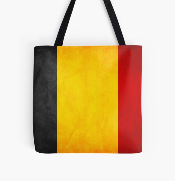 Belgium National Flag Country Symbol Pattern Canvas Drawstring Backpack Travel Shopping Bags