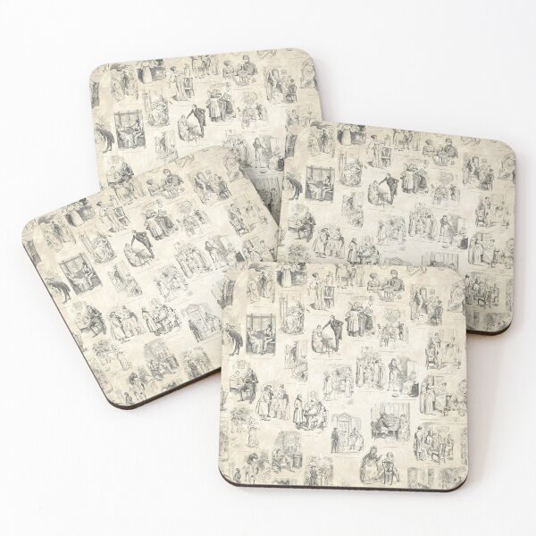 Item preview, Austen Pride and Prejudice Illustrations designed and sold by implexity.