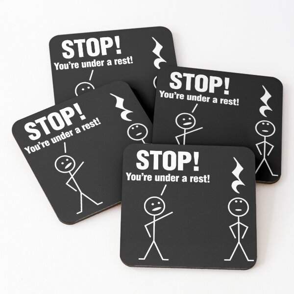 Item preview, Stop! You're under a rest! designed and sold by OffensiveFun.