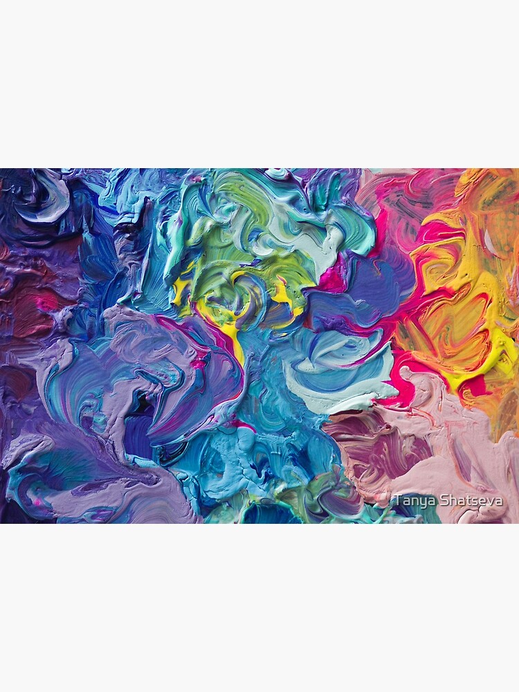 Thumbnail 5 of 5, Mask, Rainbow Flow Abstraction designed and sold by Tanya Shatseva.