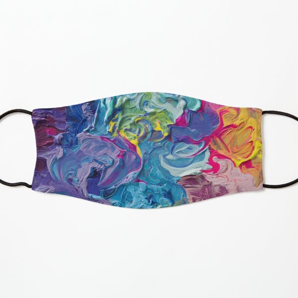 Rainbow Flow Abstraction Kids Mask