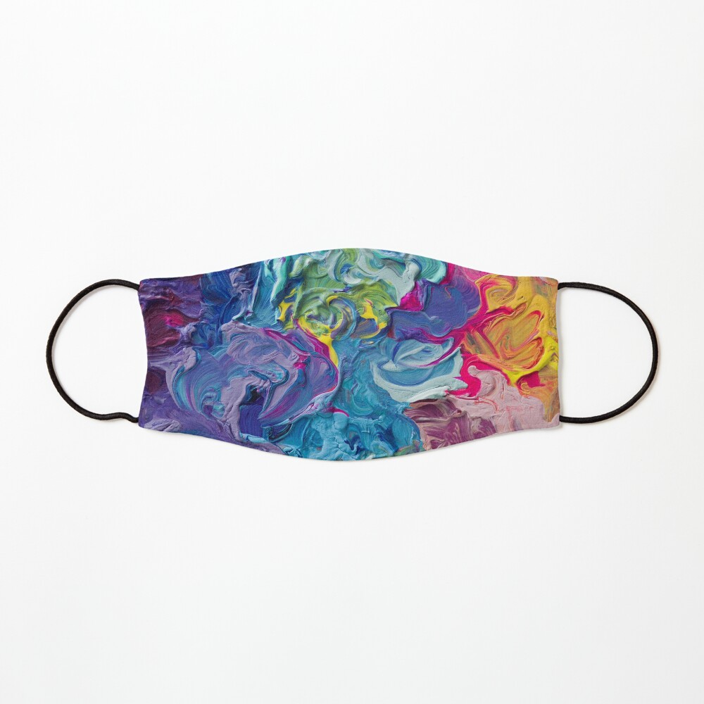 Rainbow Flow Abstraction Mask