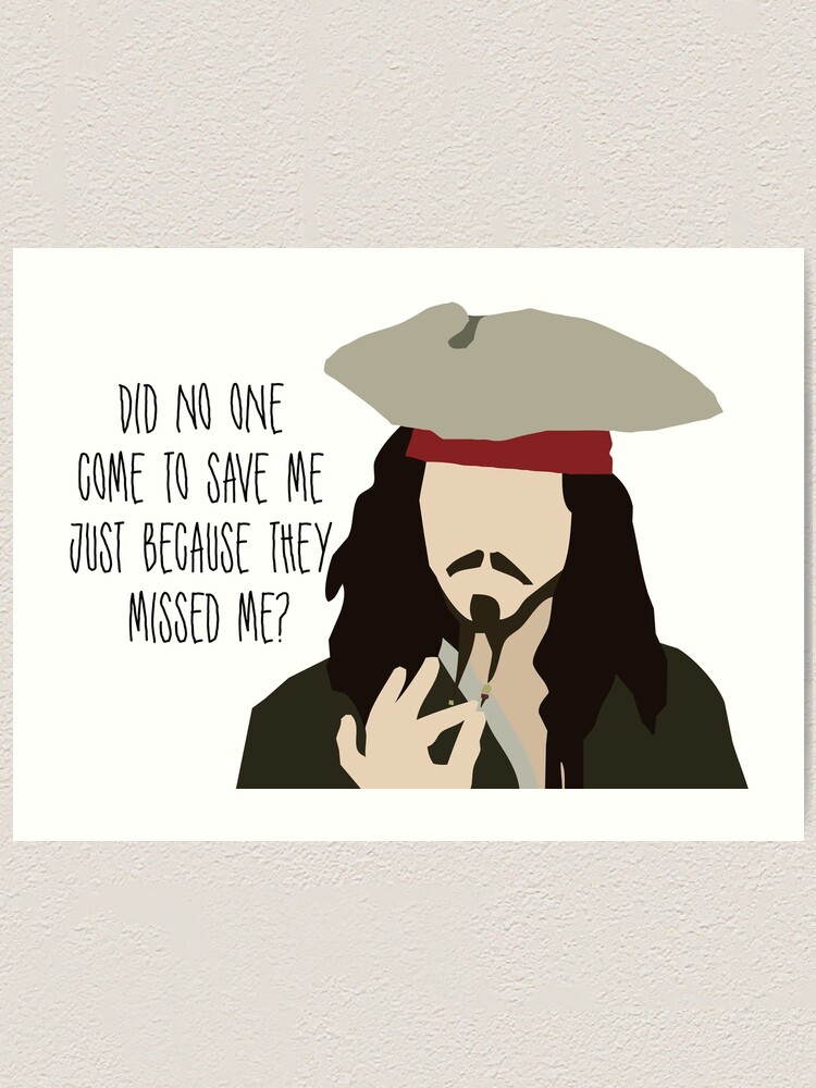 Jack Sparrow Art Print By Alessiapeg Redbubble