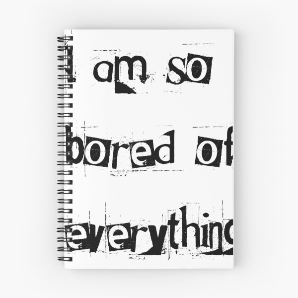 Item preview, I am so bored of everything! Villanelle quote designed and sold by Happyoninside.