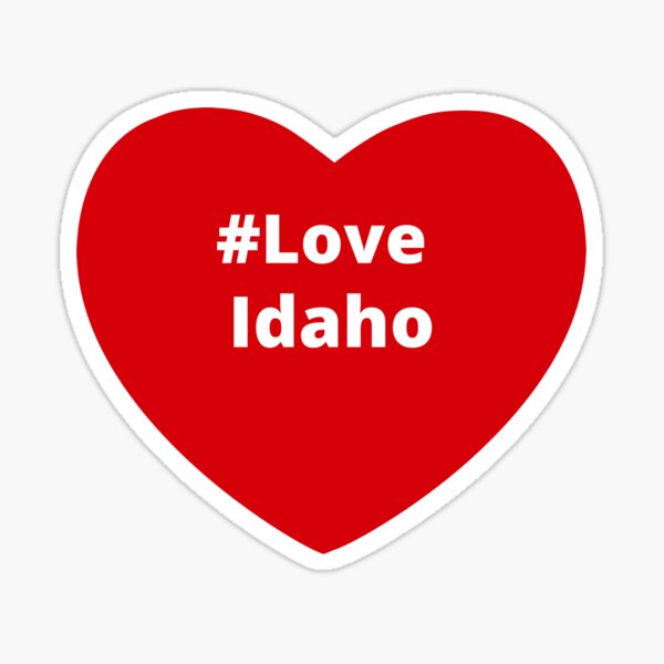 I Love(Heart) Stanley Idaho Sticker – Riverwear