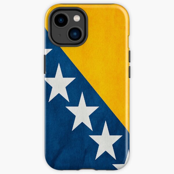 Bosnien und Herzegowina | Flagge von Bosnien und Herzegowina | Nationalflagge von Bosnien und Herzegowina iPhone Robuste Hülle