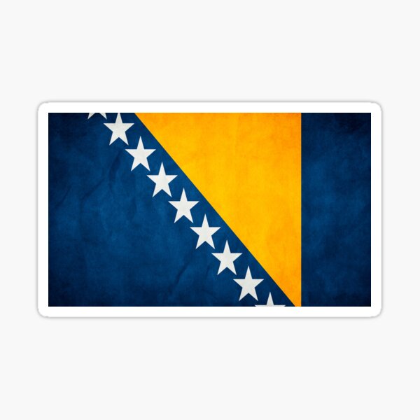 Flag Of Bosnia Herzegovina Stickers for Sale